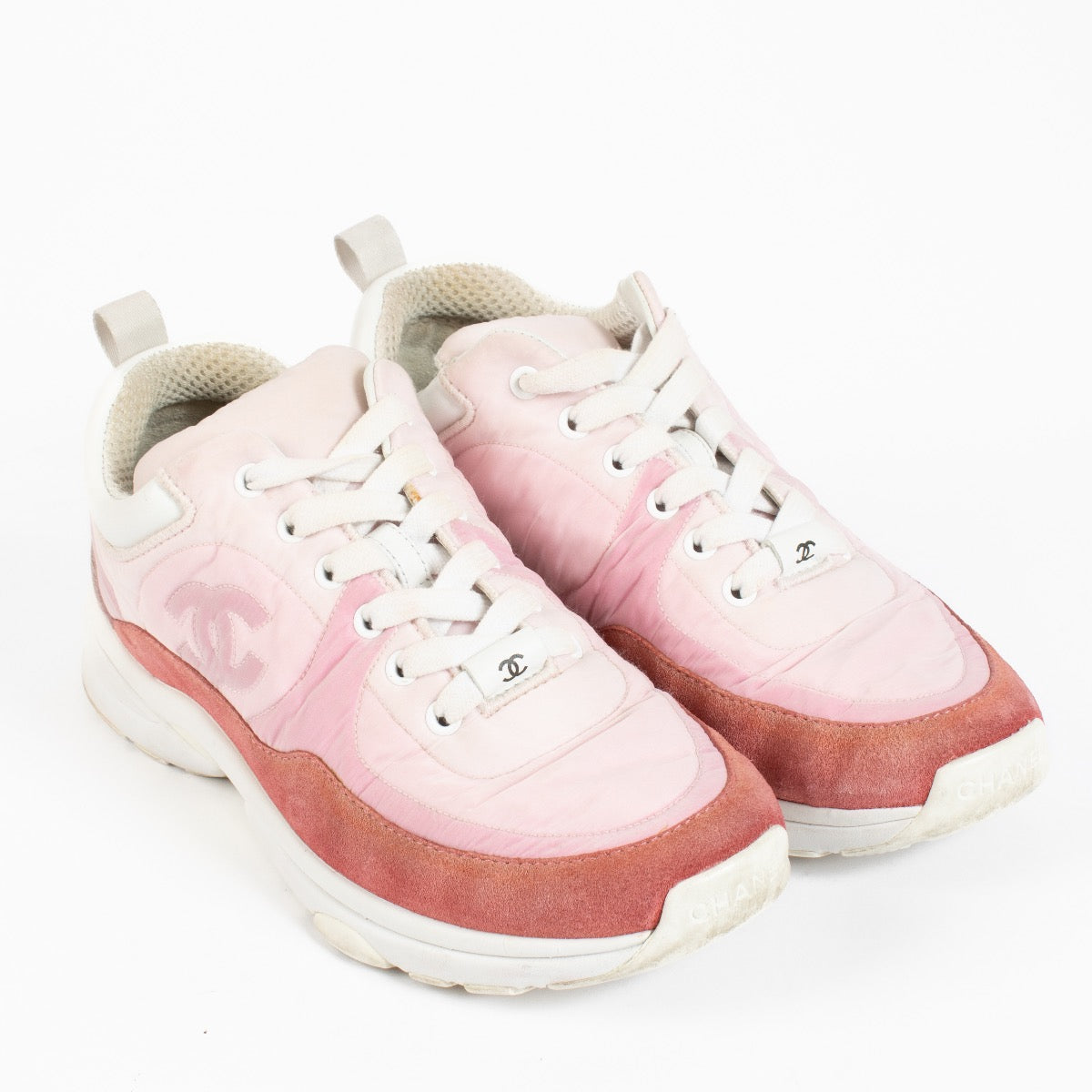 Shop 100% authentic second hand Chanel Pink Sneakers on Labellov.com