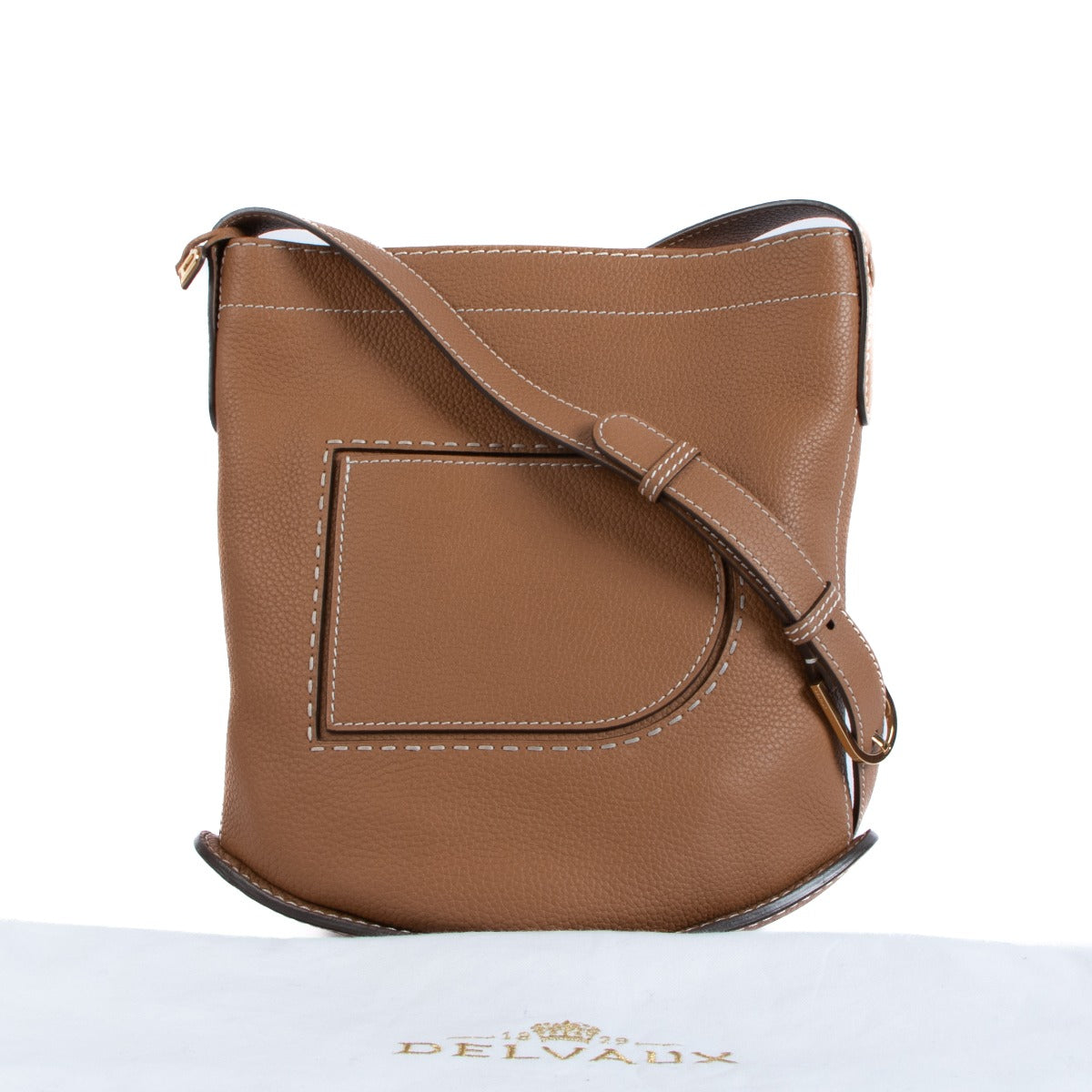 Delvaux Pin Daily Surpiqué Vegetal Taurillon Soft