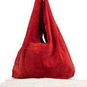 Shop safe online authentic second hand Red Velvet Tote Bag by The Row in perfect condition on Labellov site