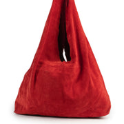 Shop safe online authentic second hand Red Velvet Tote Bag by The Row in perfect condition on Labellov site