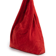 Shop safe online authentic second hand Red Velvet Tote Bag by The Row in perfect condition on Labellov site