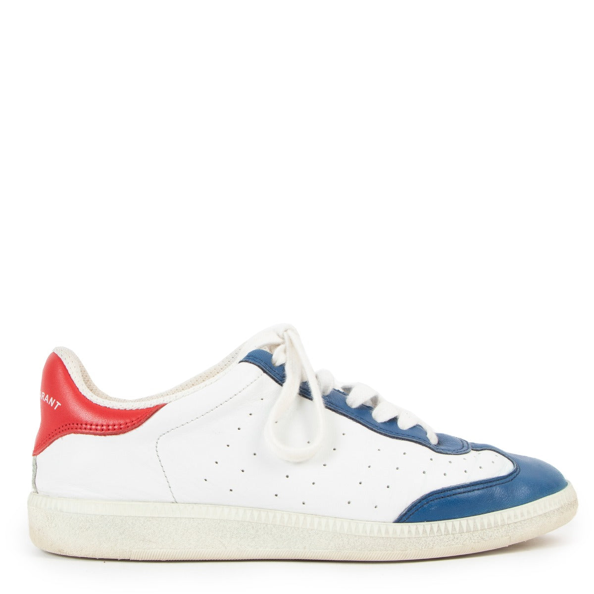 Isabel Marant White Bryce Leather Sneakers