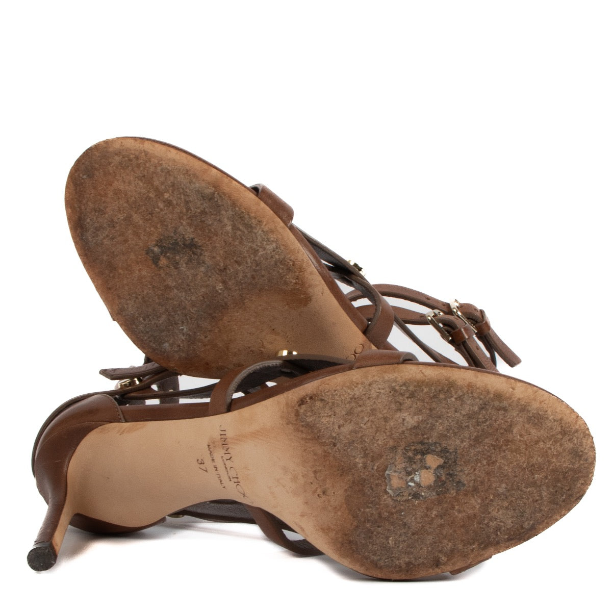 shop 100% authentic second hand Jimmy Choo Brown Sandals - Size 37 on Labellov.com