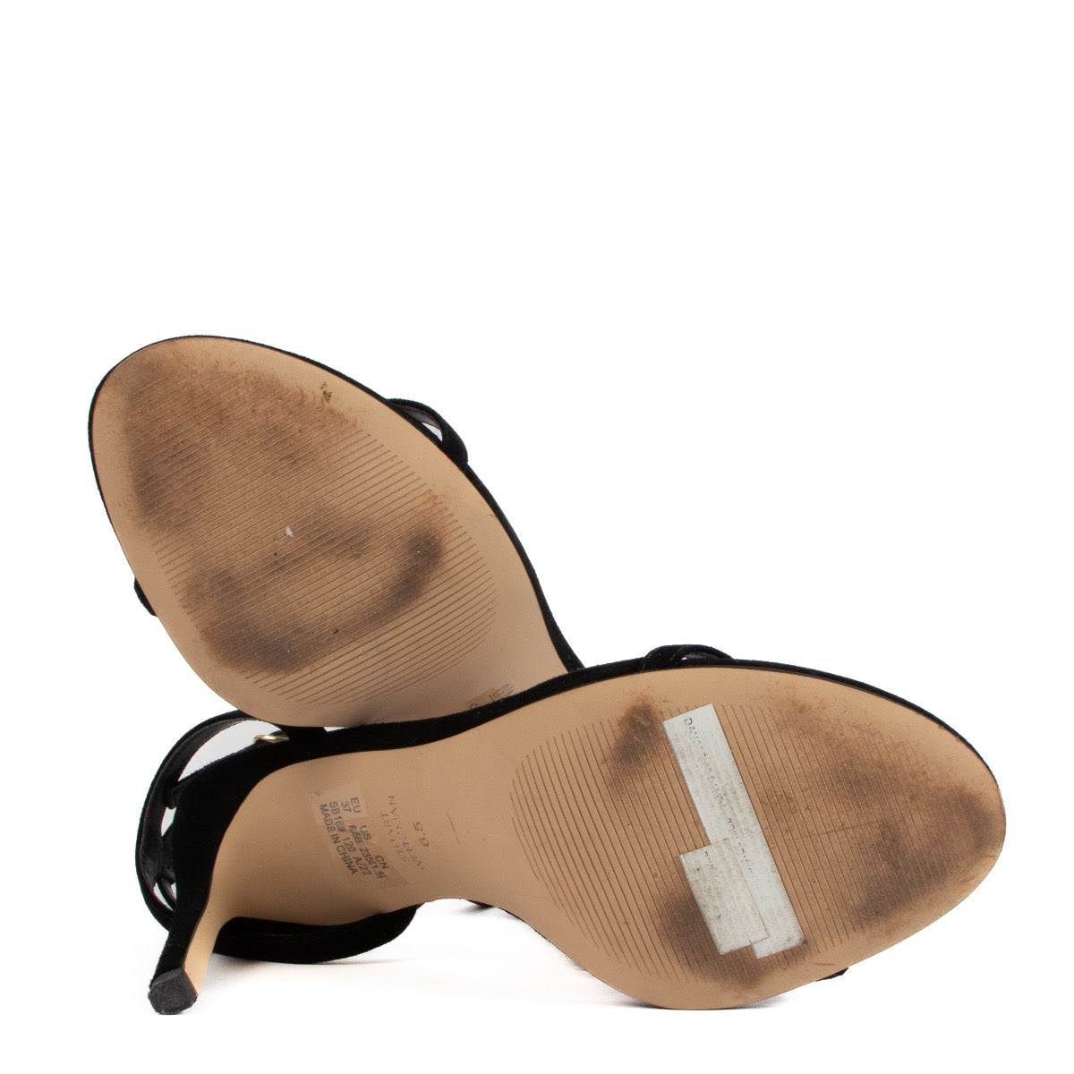 shop 100% authentic second hand Stuart Weitzman Black Sandals - Size 37 on Labellov.com