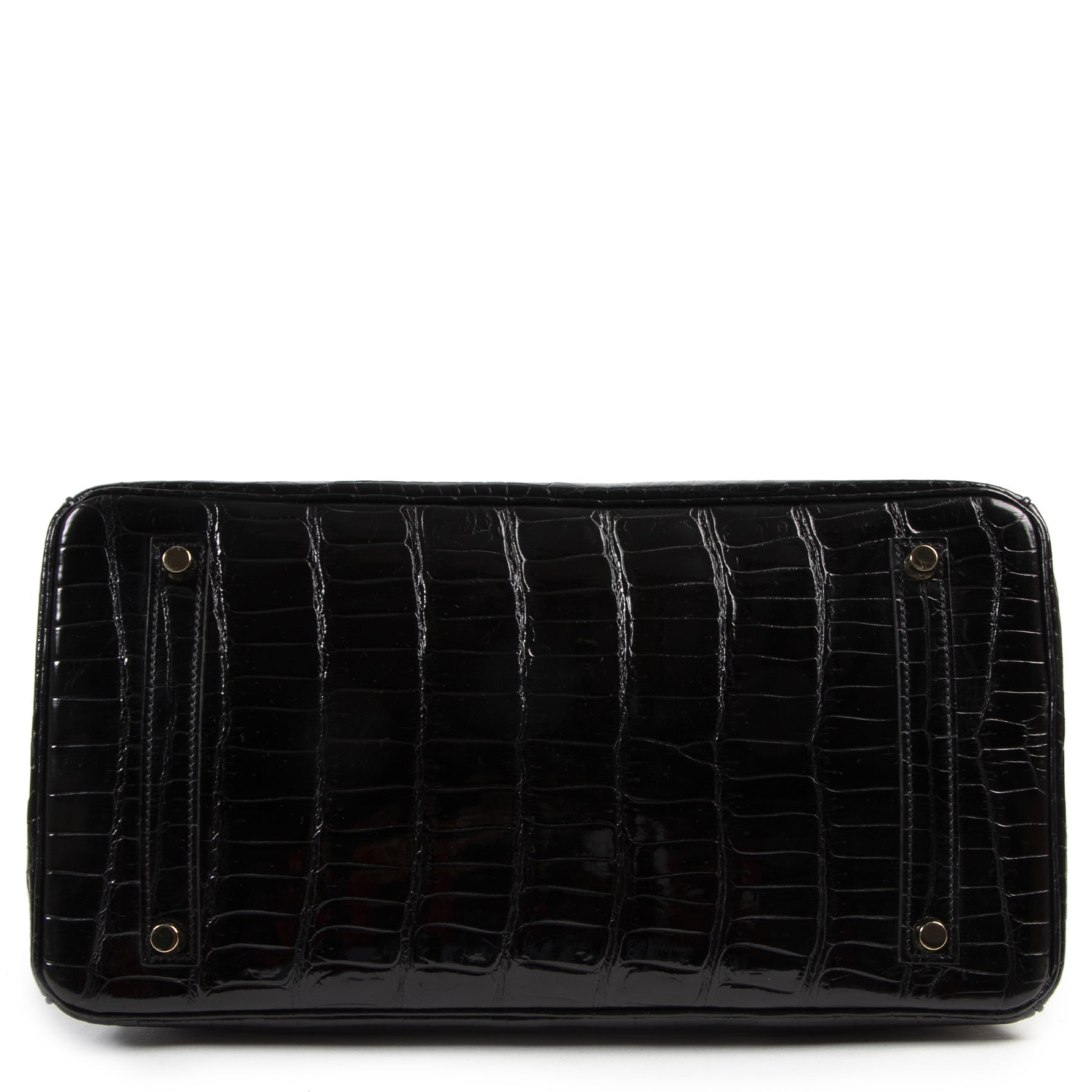 Hermès Birkin 35 Crocodile Porosus Black GHW