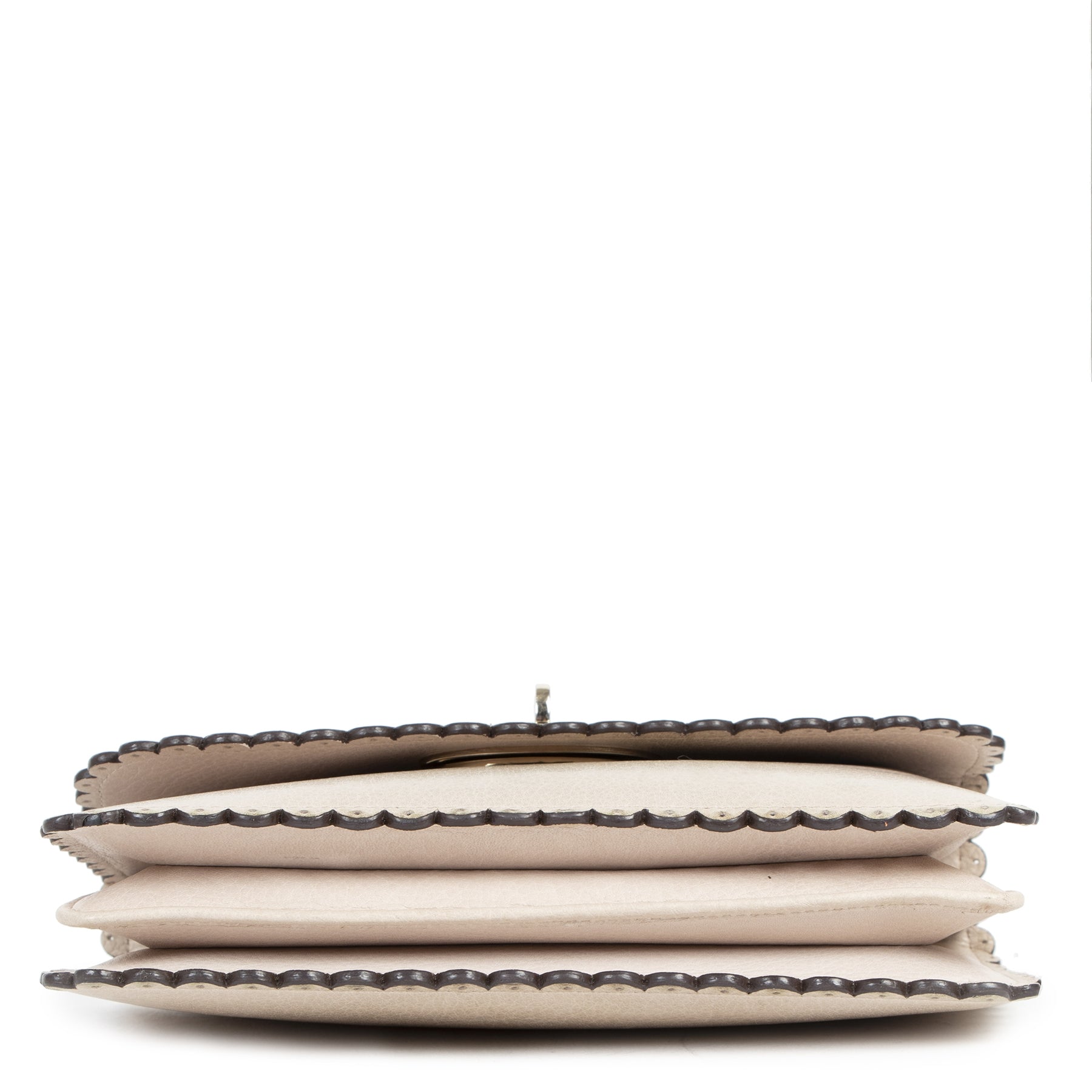 Authentieke Tweedehands Mulberry Beige Bayswater Cookie Wallet juiste prijs veilig online shoppen luxe merken webshop winkelen Antwerpen België mode fashion