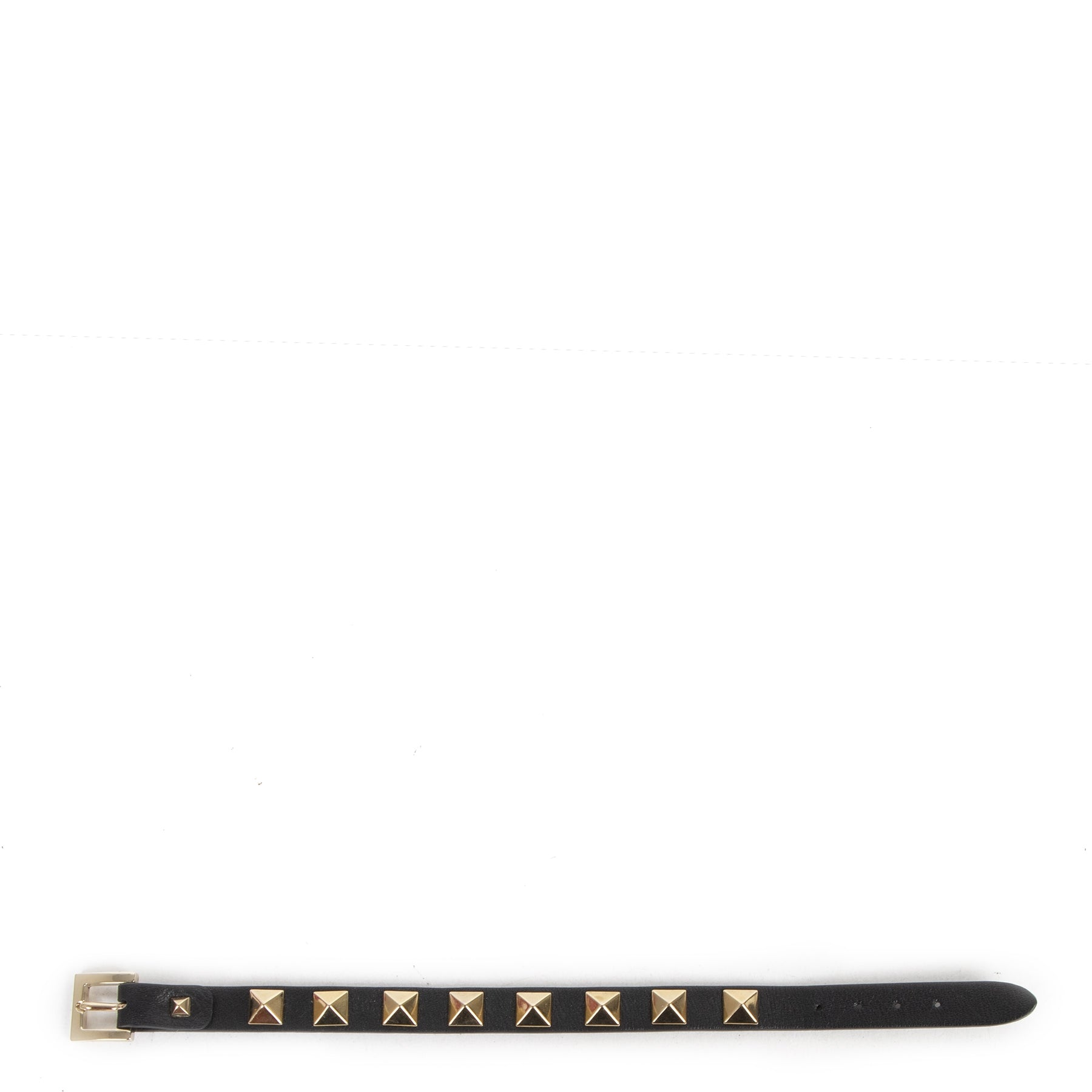 Valentino Black Rockstud Bracelet