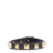 Valentino Black Rockstud Bracelet secondhand at the right price online safe and secure at LabelLOV luxury brand webshop Antwerp Belgium