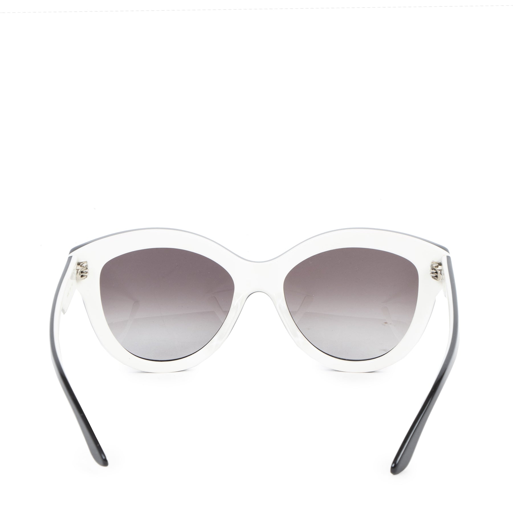 Authentieke Tweedehands Valentino Black Stud Cat-Eye Sunglasses juiste prijs veilig online shoppen luxe merken webshop winkelen Antwerpen België mode fashion