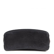 Authentic second-hand vintage Cartier Trinity Black Leather Top Handle Bag buy online webshop LabelLOV
