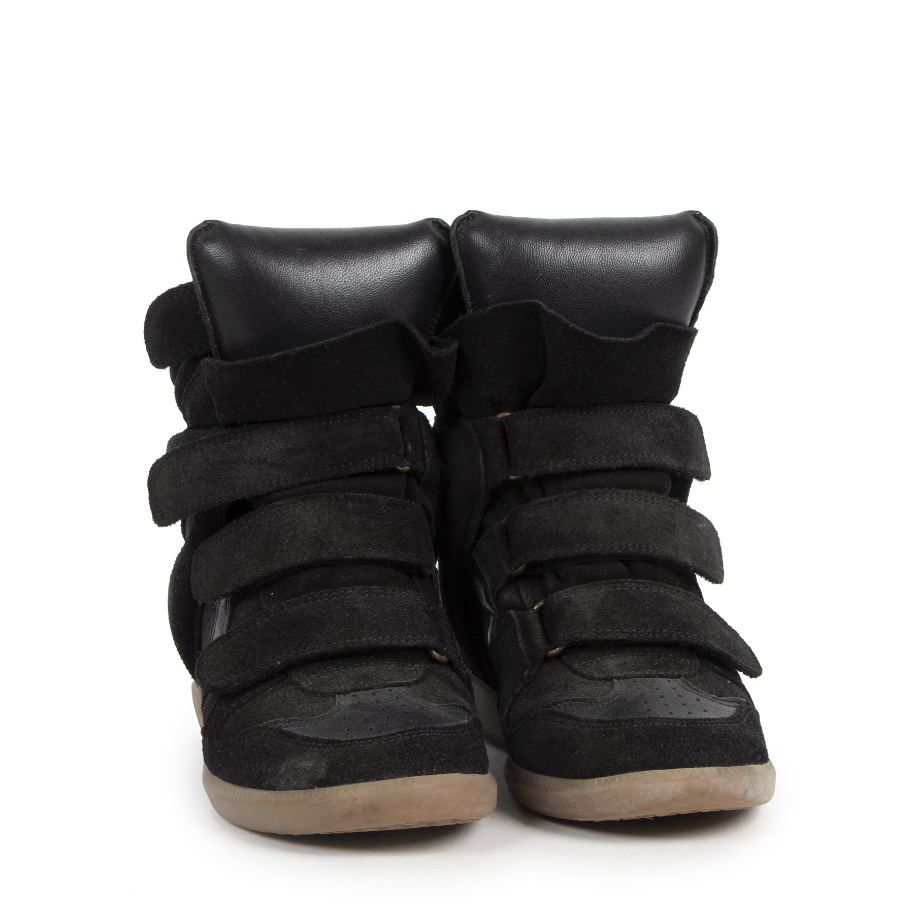 Isabel Marant Bekett Black High-Top Sneakers - Size 37
