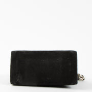 Shop the 100% authentic Bottega Veneta Vintage Black Suede Chain Clutch second hand on Labellov.com!