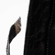 Shop the 100% authentic Delvaux Black Vintage Shiny Crocodile Beauty Case second hand on Labellov.com