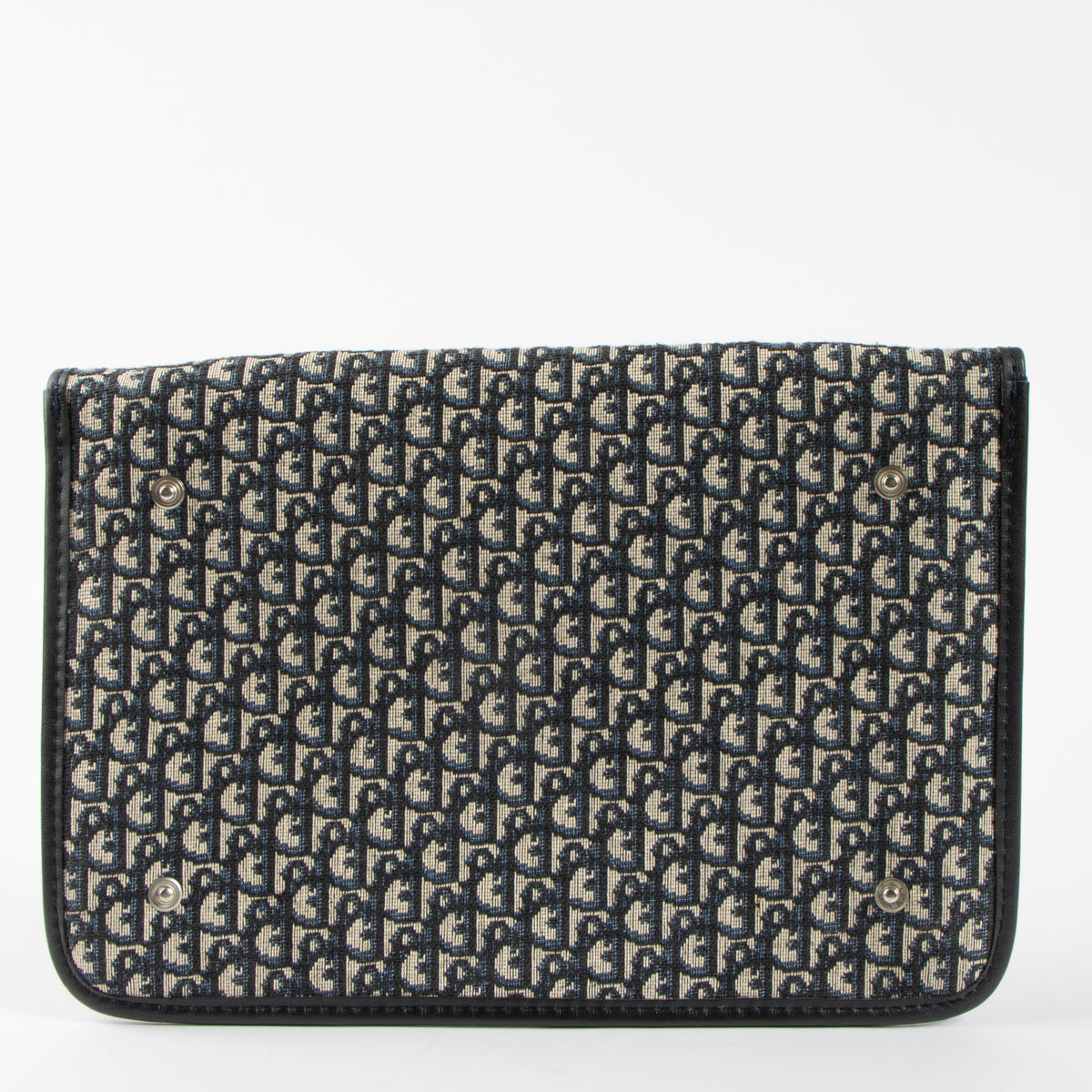 Christian Dior Vintage Blue Oblique Pouch