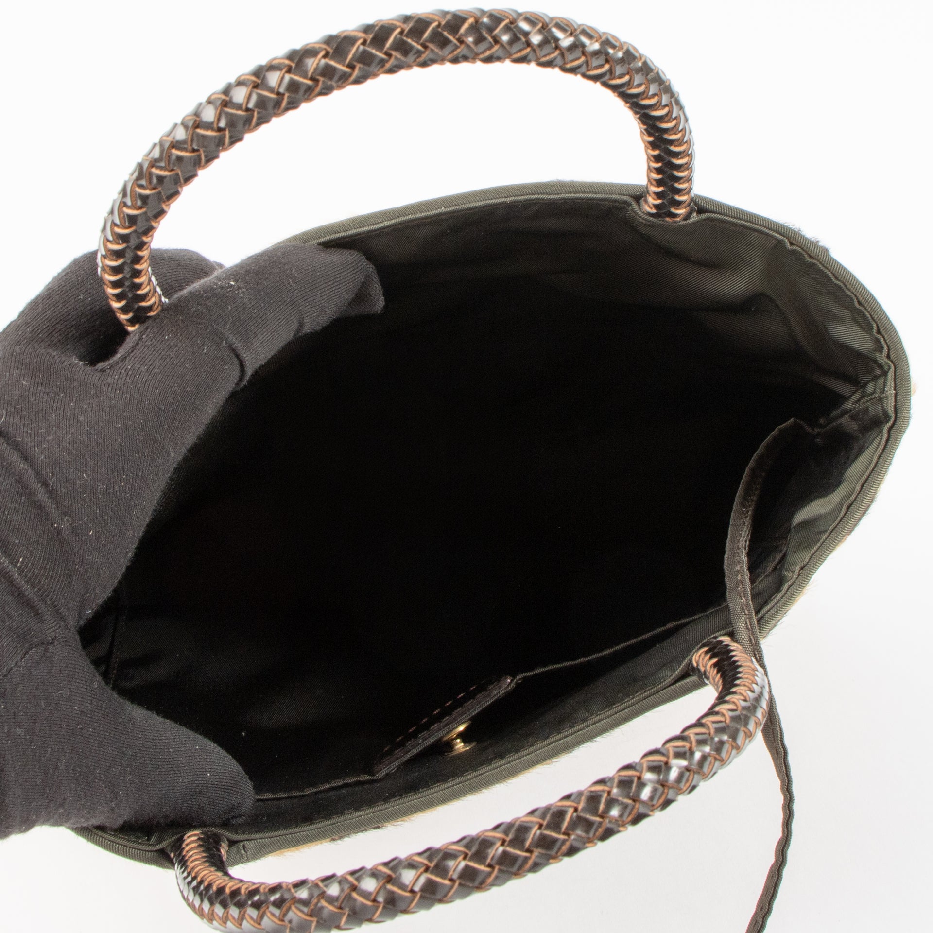 Shop the 100% authentic Christian Dior Patchwork Pony Hair Small Tote Bag second hand on Labellov.com!