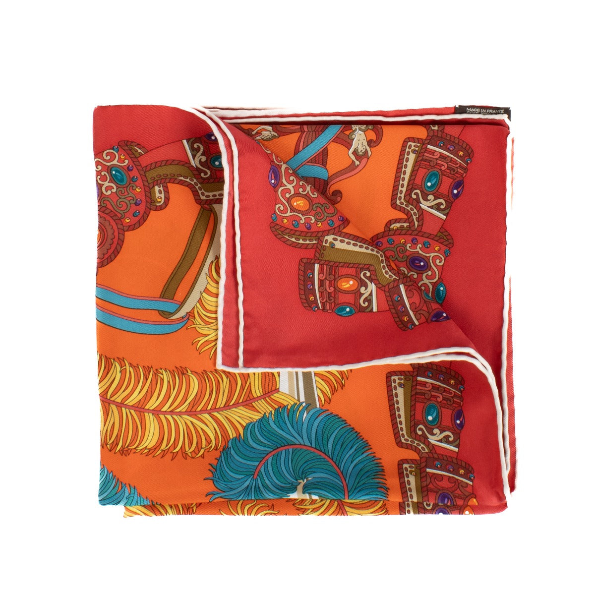 Authentic second-hand Hermès Sous L'egide De Mars Carré 90 Silk Scarf on labellov.com