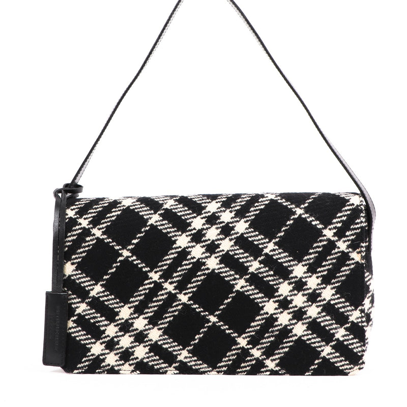 Burberry London Check Wool Shoulder Bag