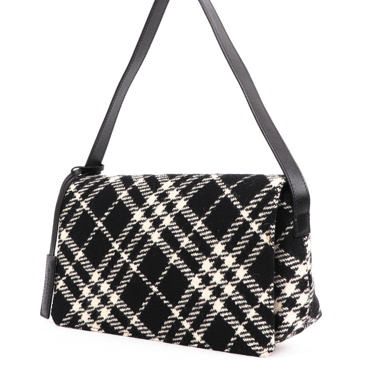 Sac à bandoulière en laine à motif London Check Burberry