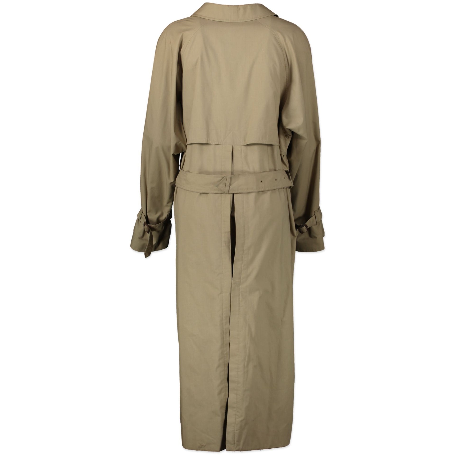 Buy authentic secondhand Burberry Beige Classic Single Breasted Long Trench Coat - UK 16 at the right price at LabelLOV vintage webshop. Safe and secure online shopping. Koop authentieke tweedehands Burberry Beige Classic Single Brested Long Trench Coat -