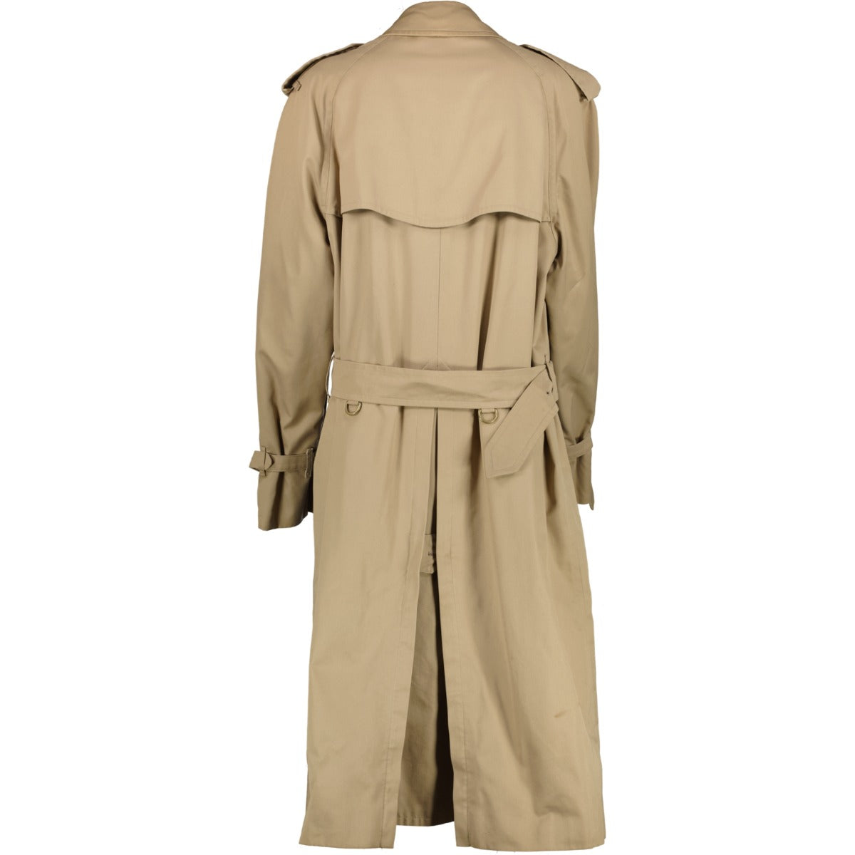Burberry Beige Vintage Long Trench Coat