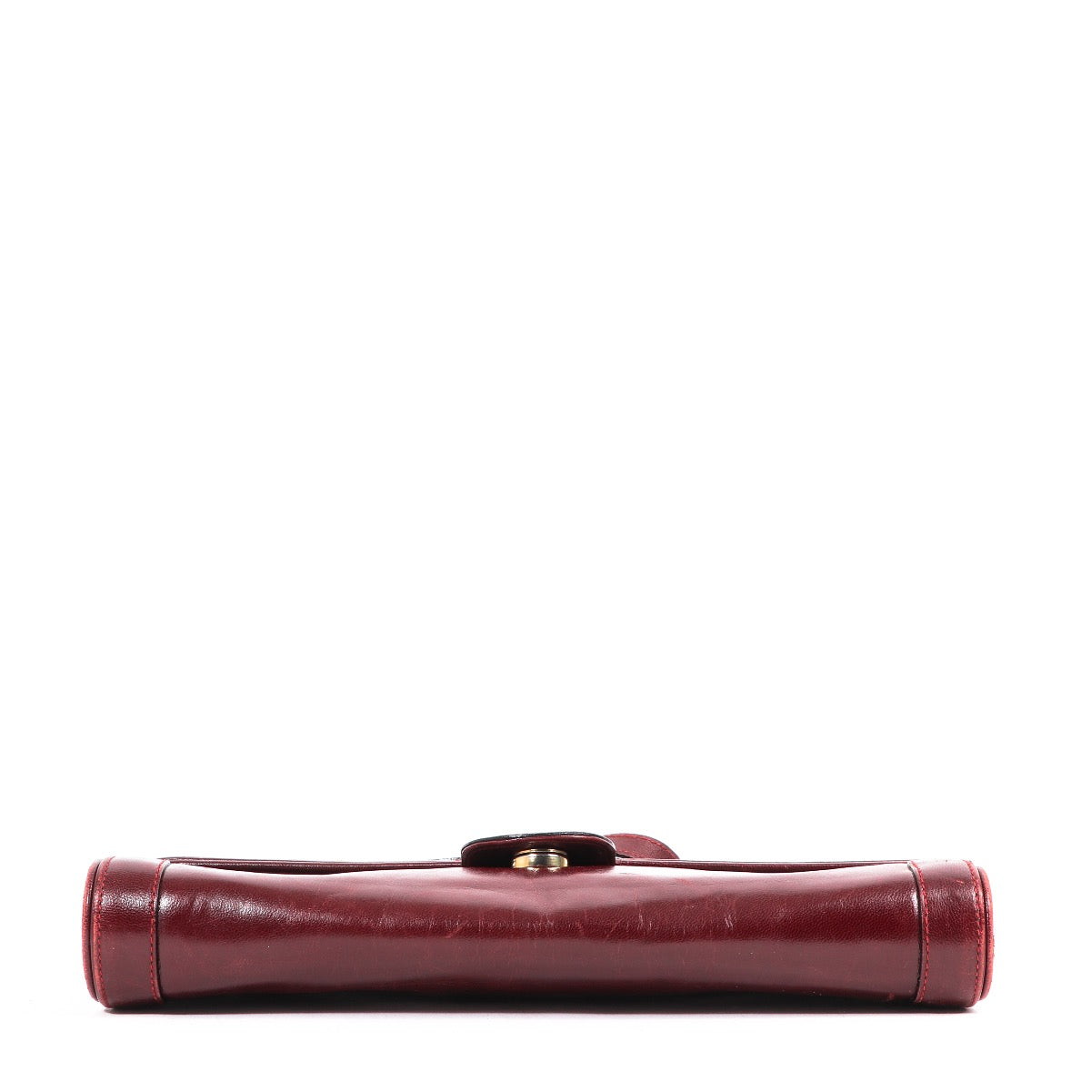 Shop safe online at Labellov in Antwerp this 100% authentic second hand Celine Burgundy Triomphe Vintage Shoulder Bag