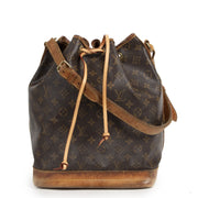 Authentic secondhand Louis Vuitton Monogram Noé Bucket Bag designer bags luxury vintage webshop safe secure online shopping worldwide shipping delivery