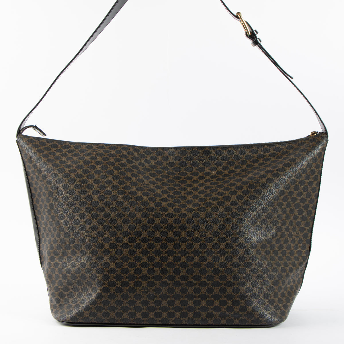 Shop this authentic Celine Macadam Canvas Large Hobo Bag pre-loved on Labellov.com