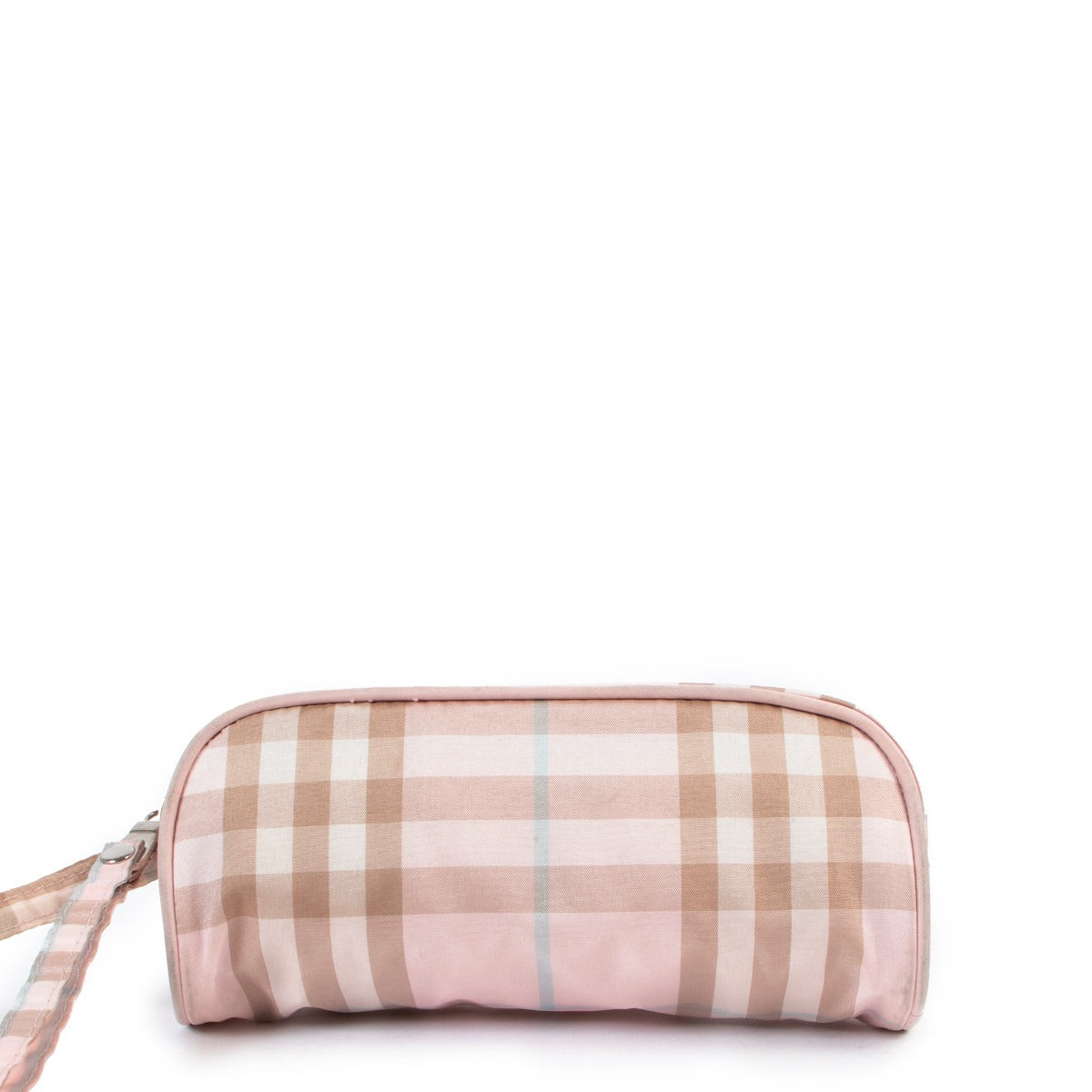 Shop authentic second hand designer vintage high-end fashion Burberry London Pink Checked Umbrella at Labellov.