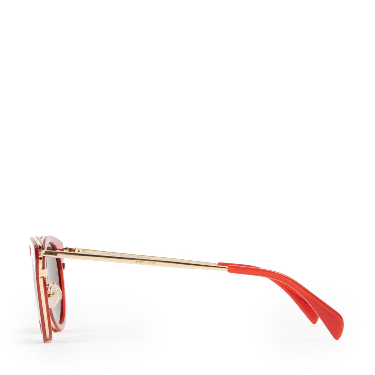 Achetez d'authentiques lunettes de soleil Céline d'occasion en rouge.