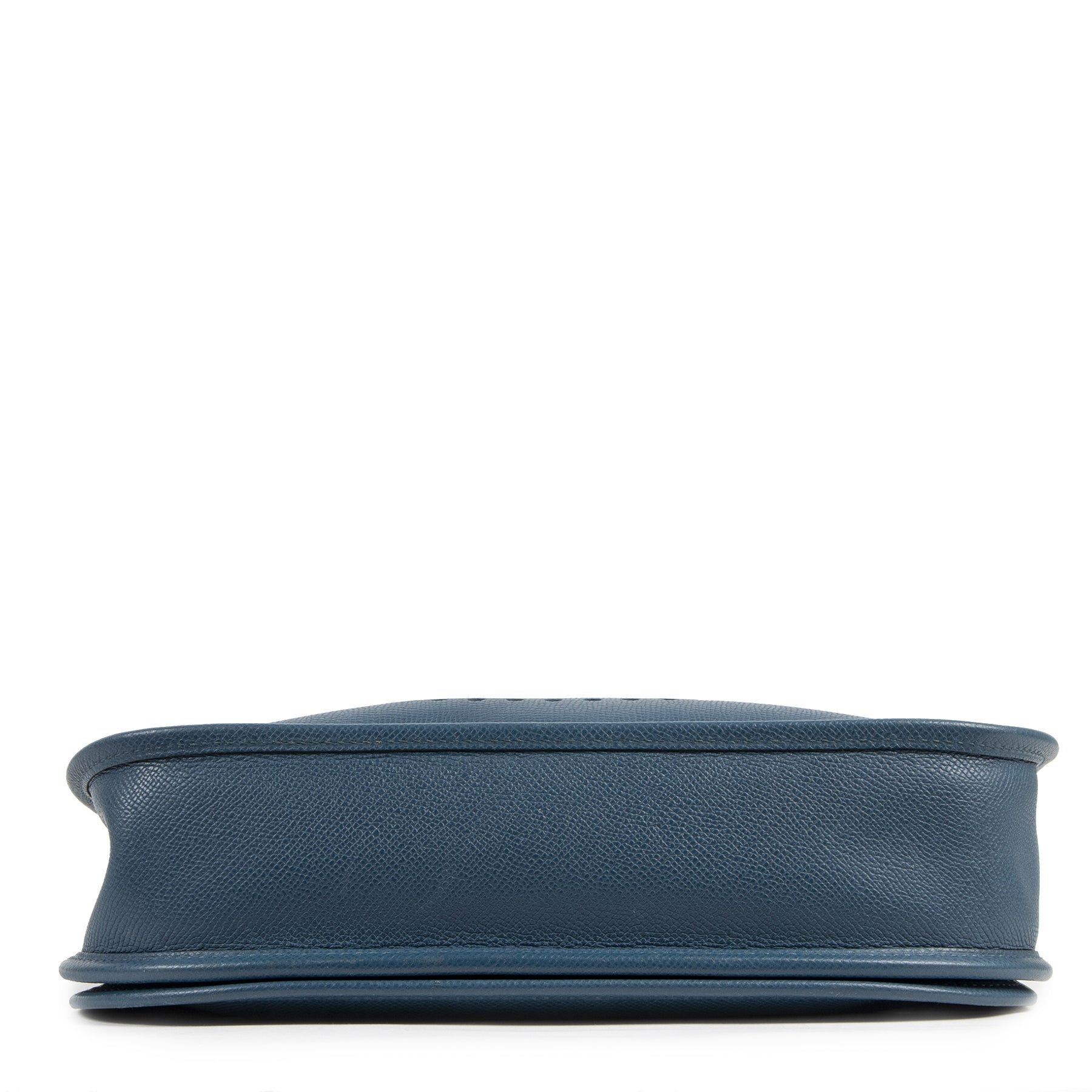 Authentieke tweedehands vintage Hermes Blue De Galice Evelyne Epsom koop online webshop LabelLOV