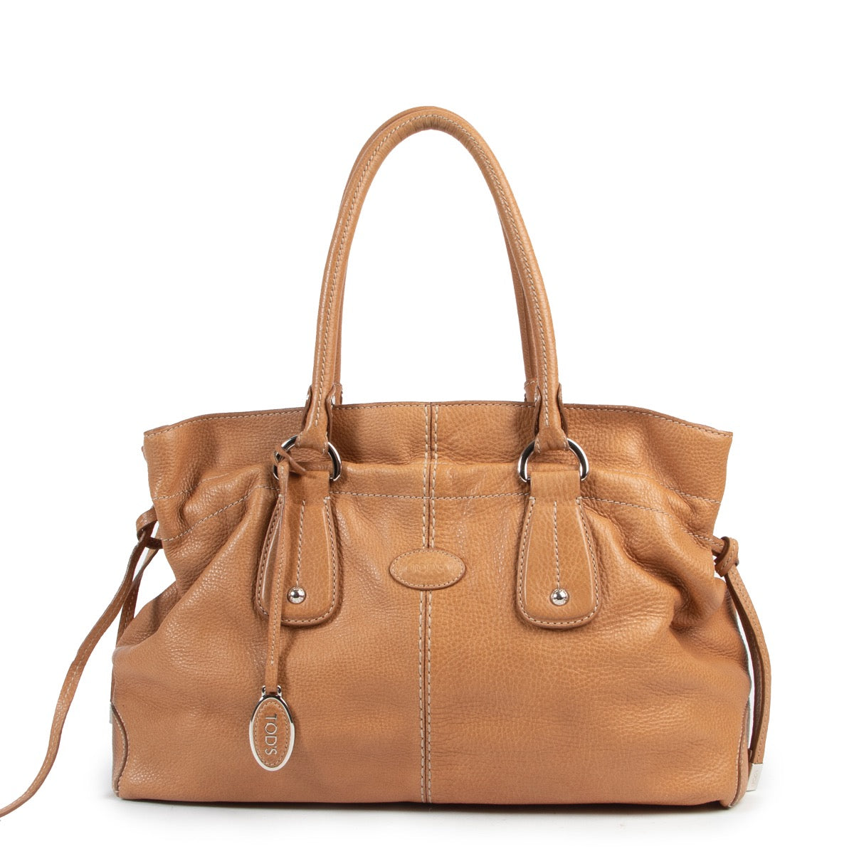 Achetez en ligne seconde main Tod's sac en cuir brune.