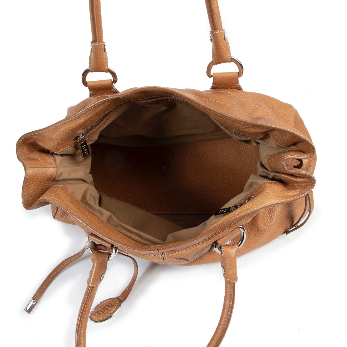 Achetez en ligne seconde main Tod's sac en cuir brune.