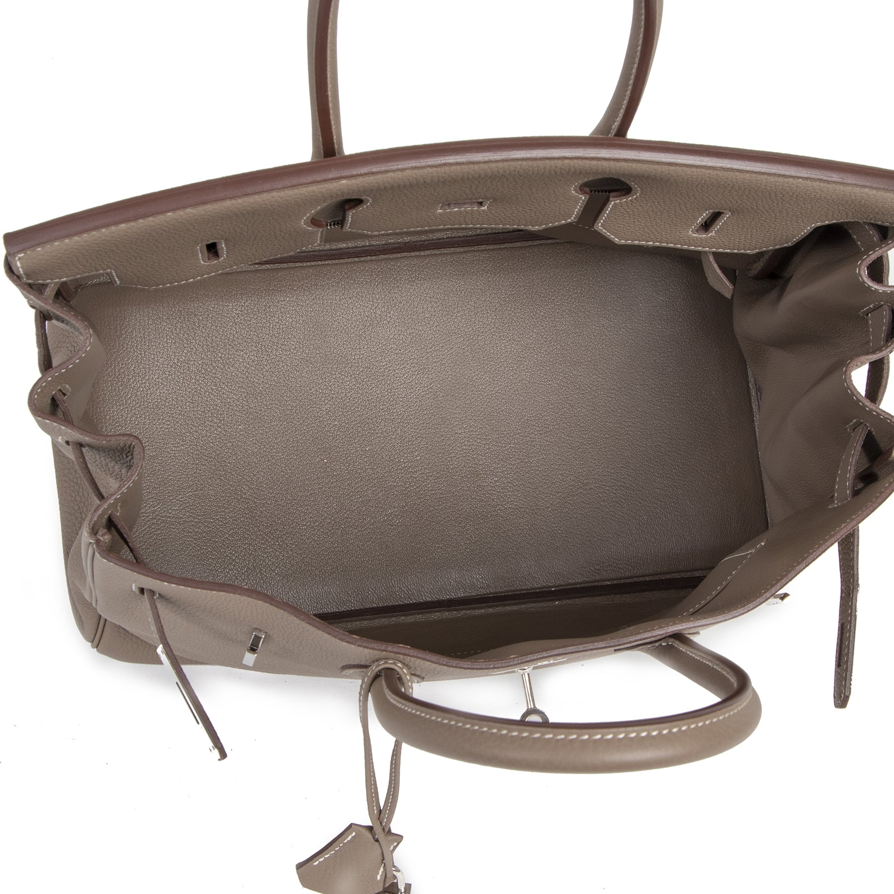 AS NEW Hermès Birkin 35 Etoupe Togo PHW