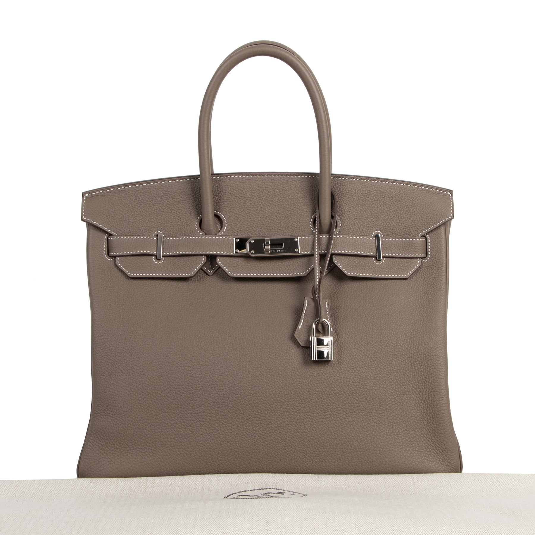 Are you looking for an authentic designer Birkin 35 in the color etoupe in the leather togo?