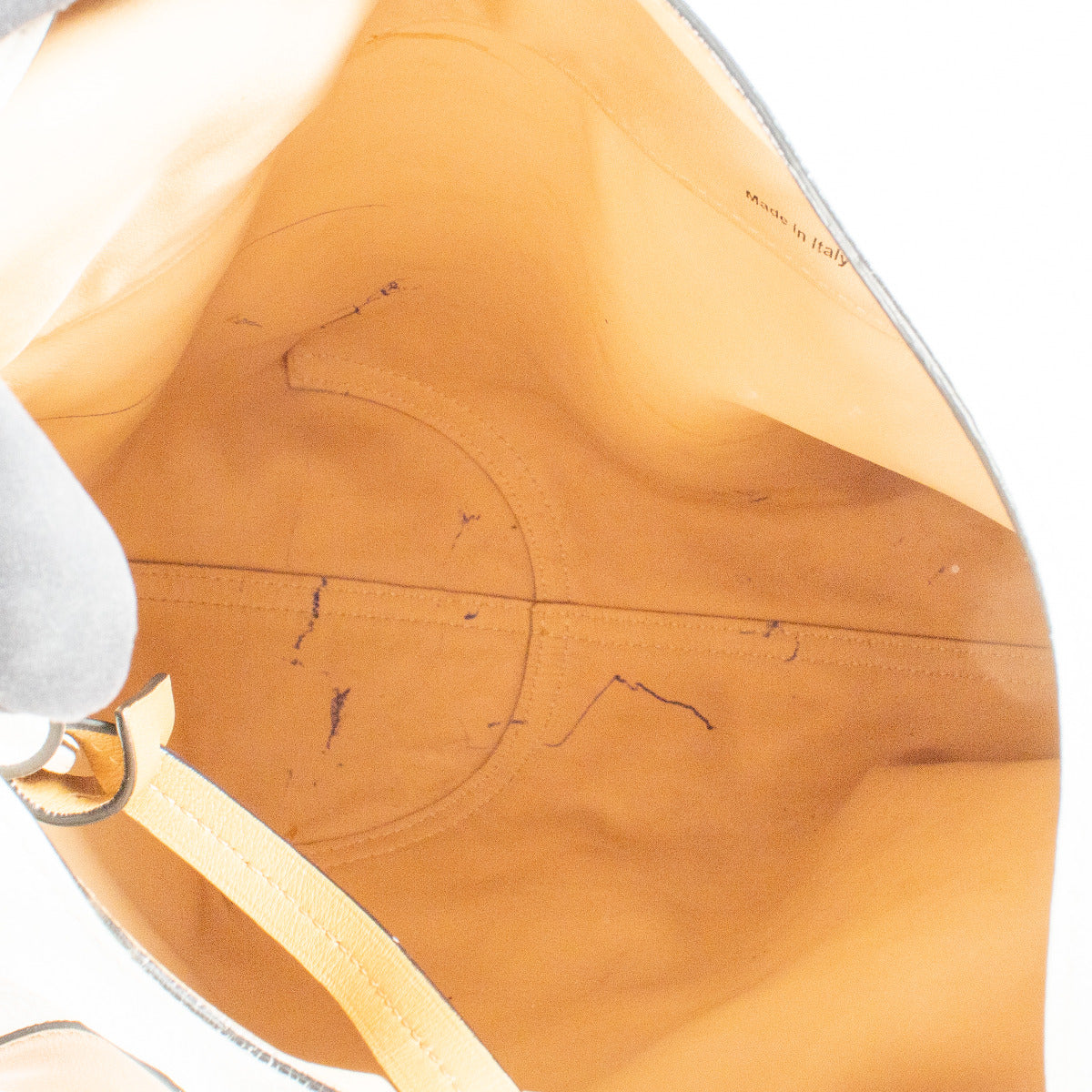 Delvaux Camel en Crème Givry With Me Schoudertas