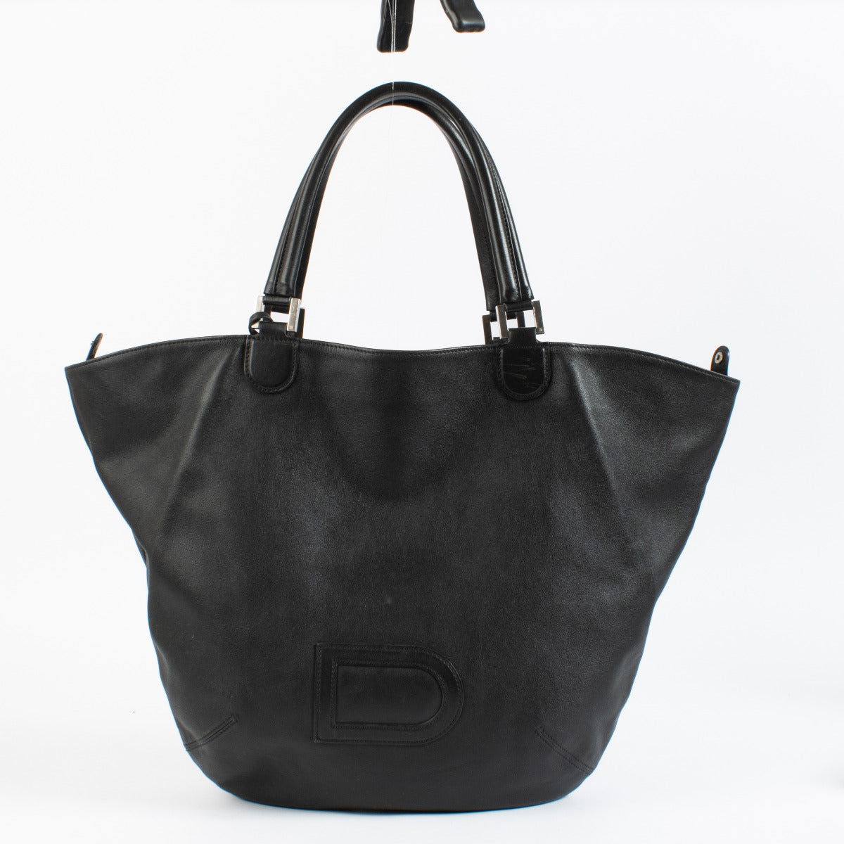 Delvaux Zwarte Louise Cabas Tas