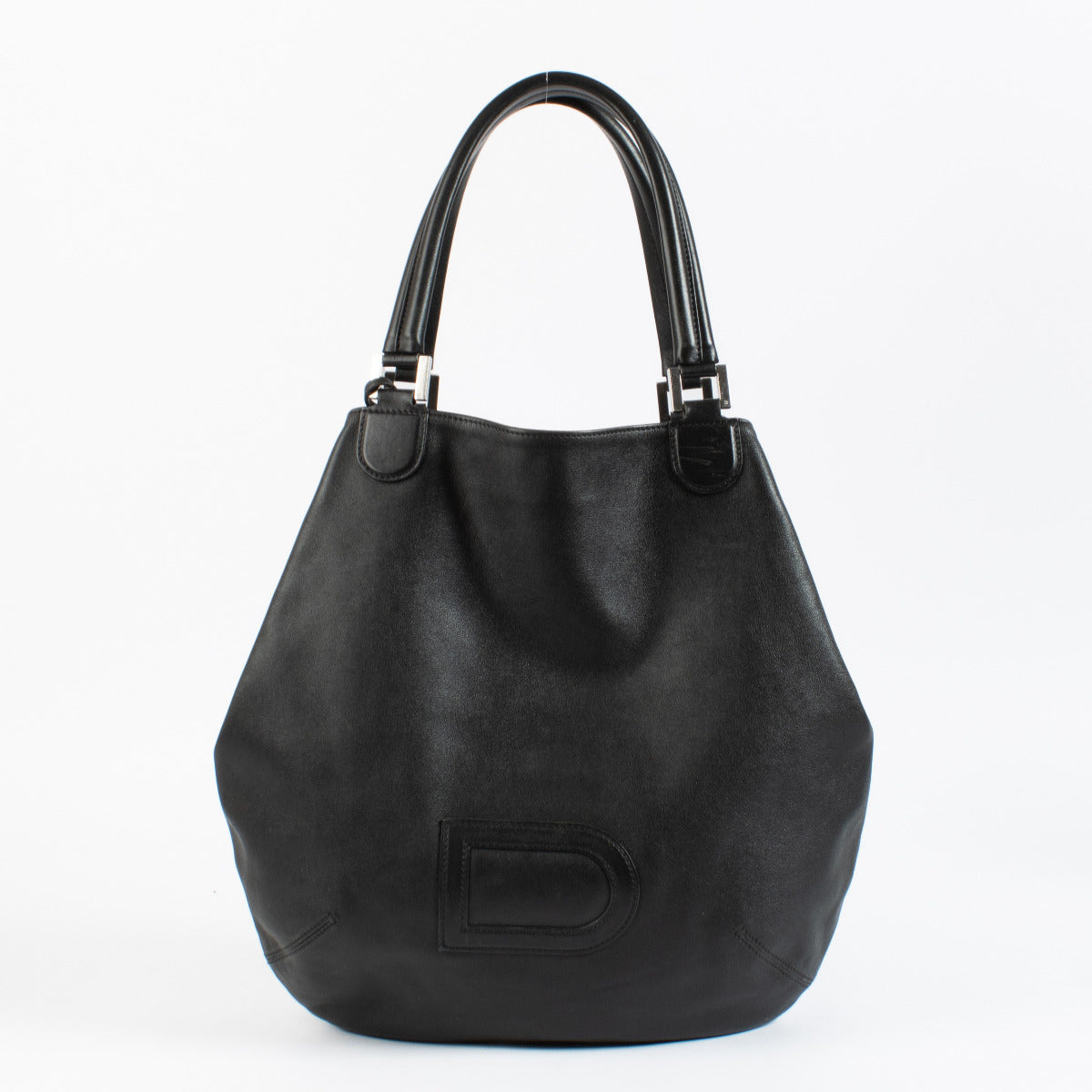 Delvaux Zwarte Louise Cabas Tas