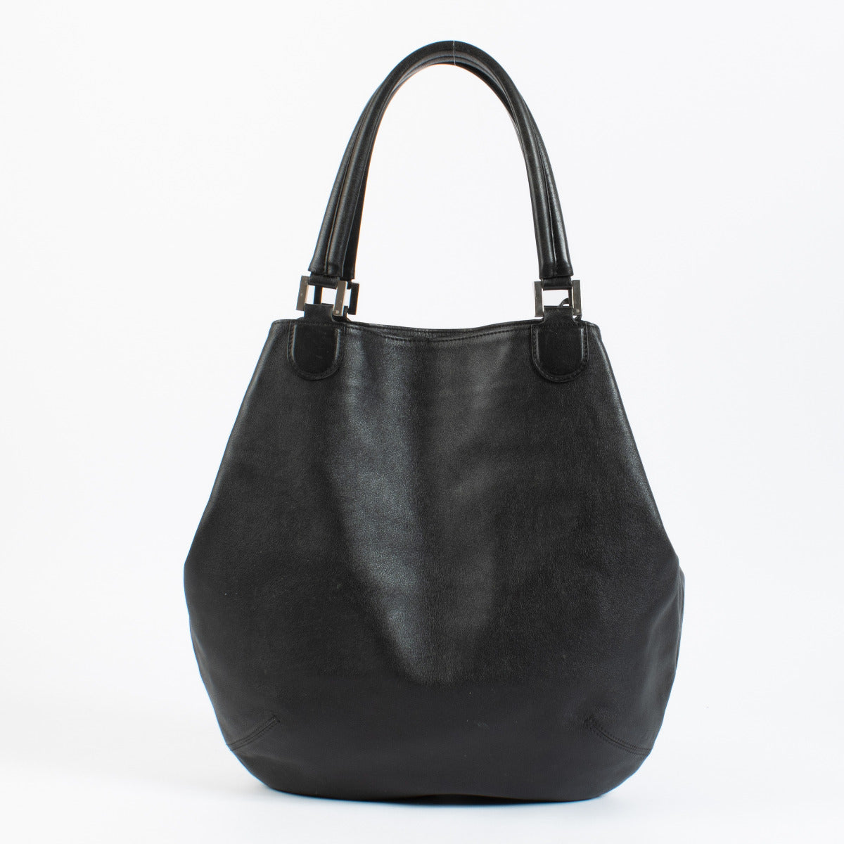 Delvaux Zwarte Louise Cabas Tas