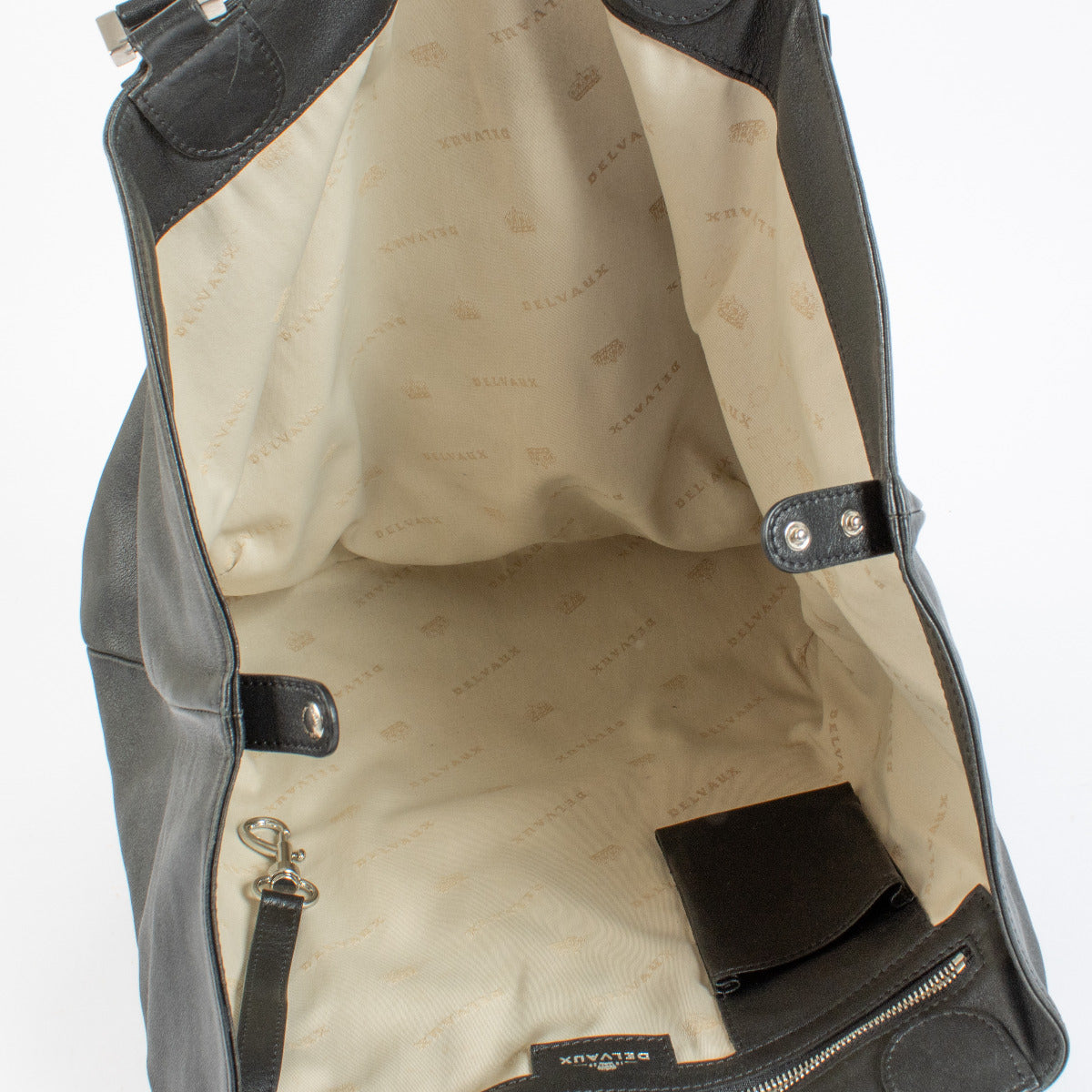 Delvaux Zwarte Louise Cabas Tas