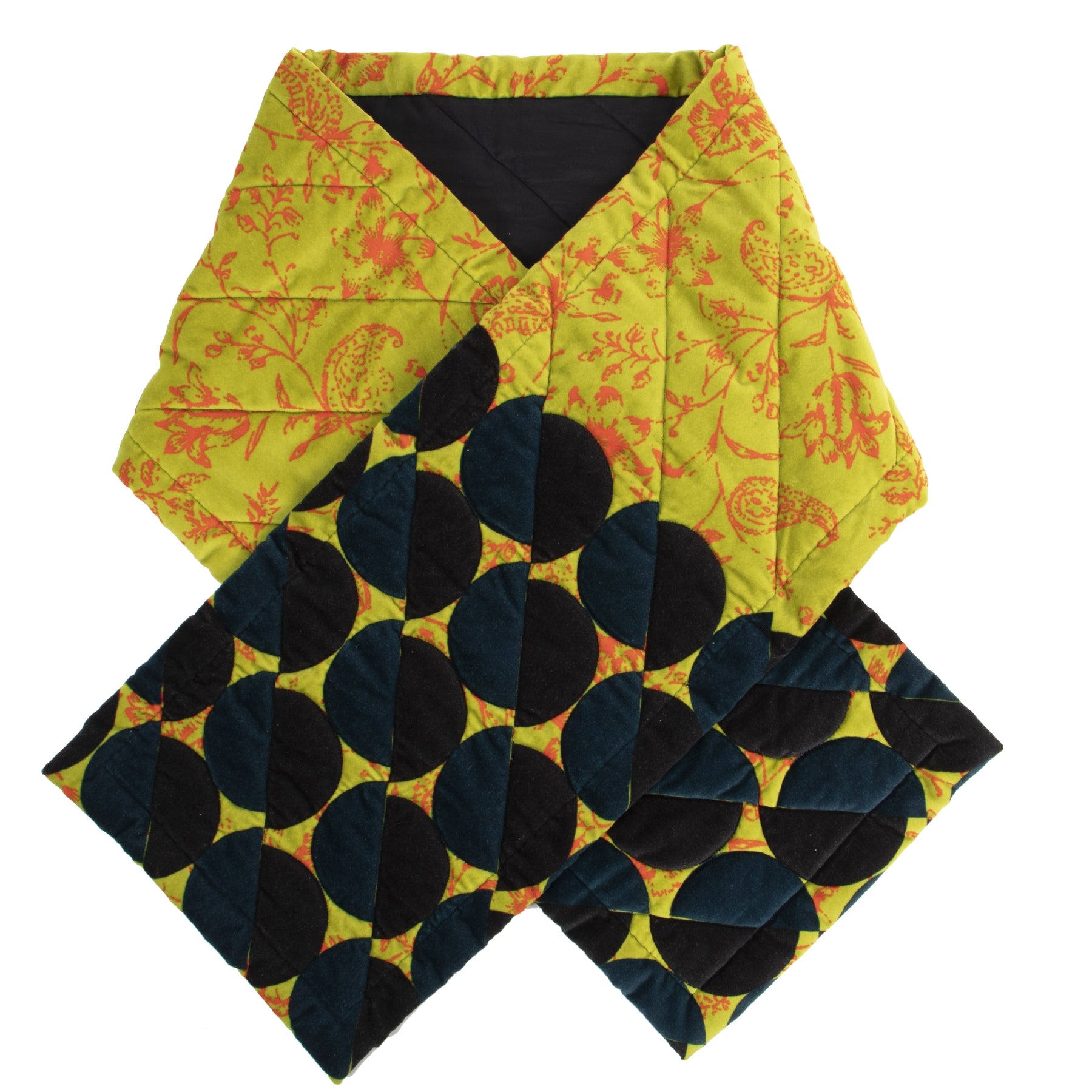 Dries Van Noten Multicolor Velvet Scarf for the best price at Labellov secondhand luxury in Antwerp