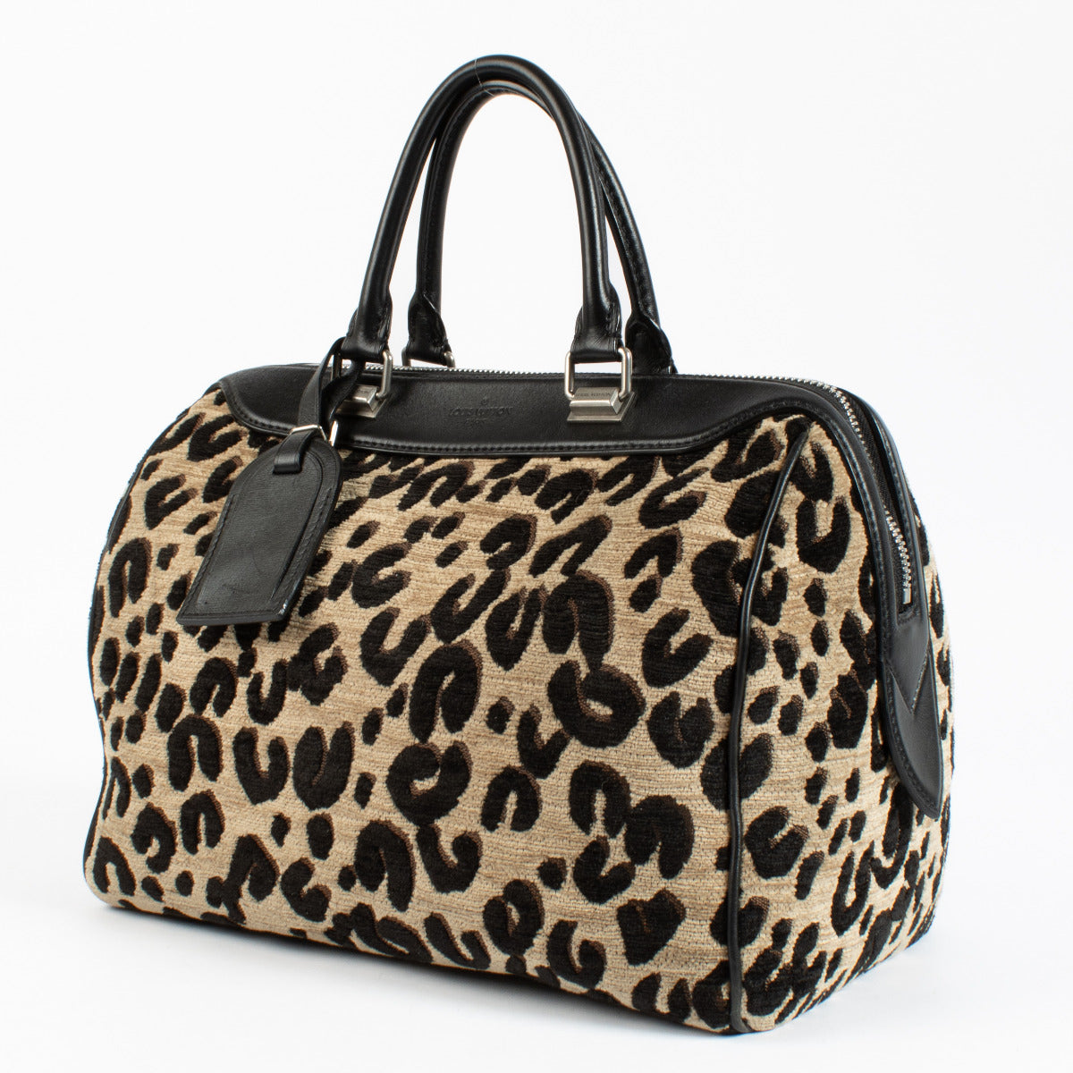 Louis Vuitton Stephen Sprouse Leopard Chenille Speedy Bag