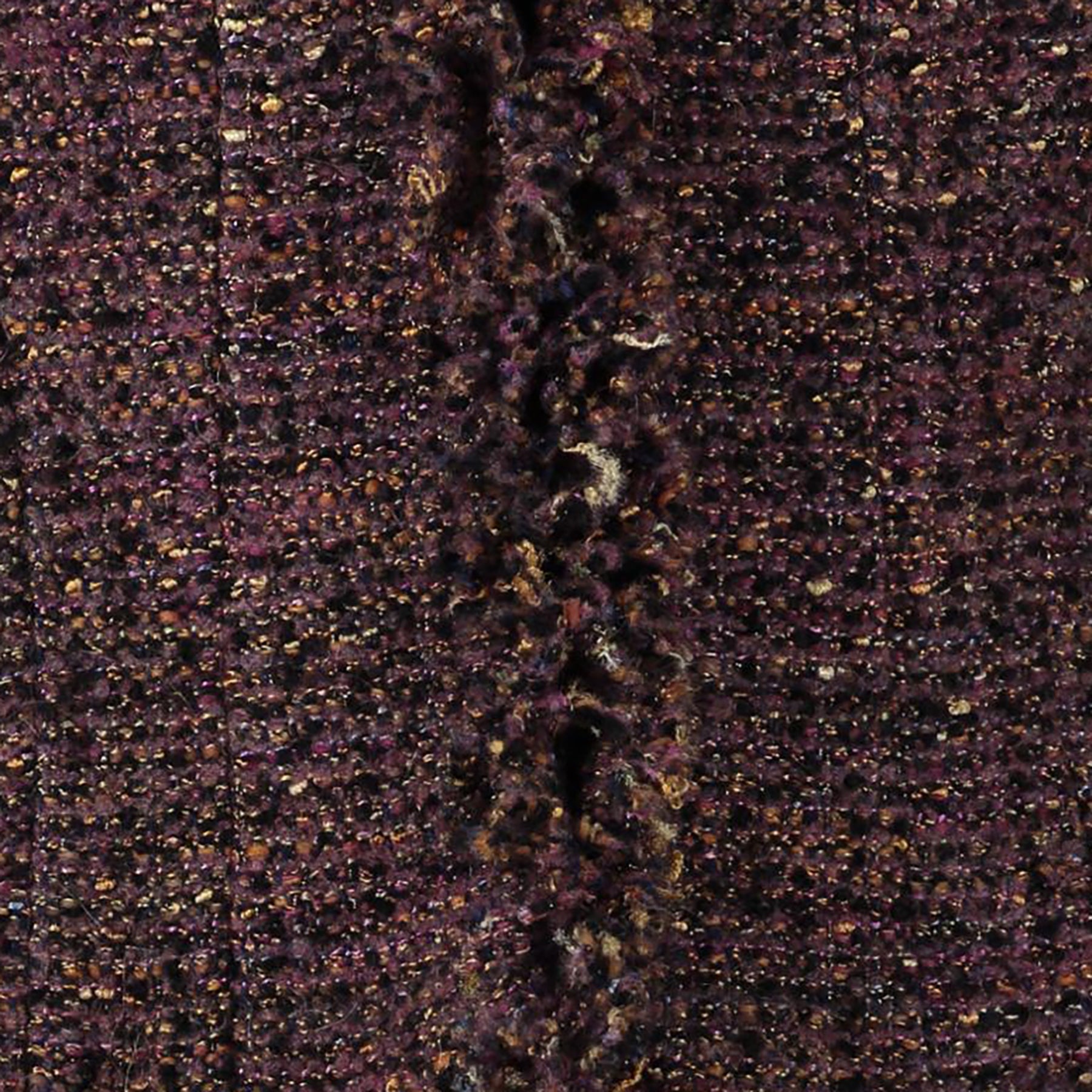 Authentique seconde-main vintage Chanel Purple Ruffle Tweed Jacket - size 40 achète en ligne webshop LabelLOV