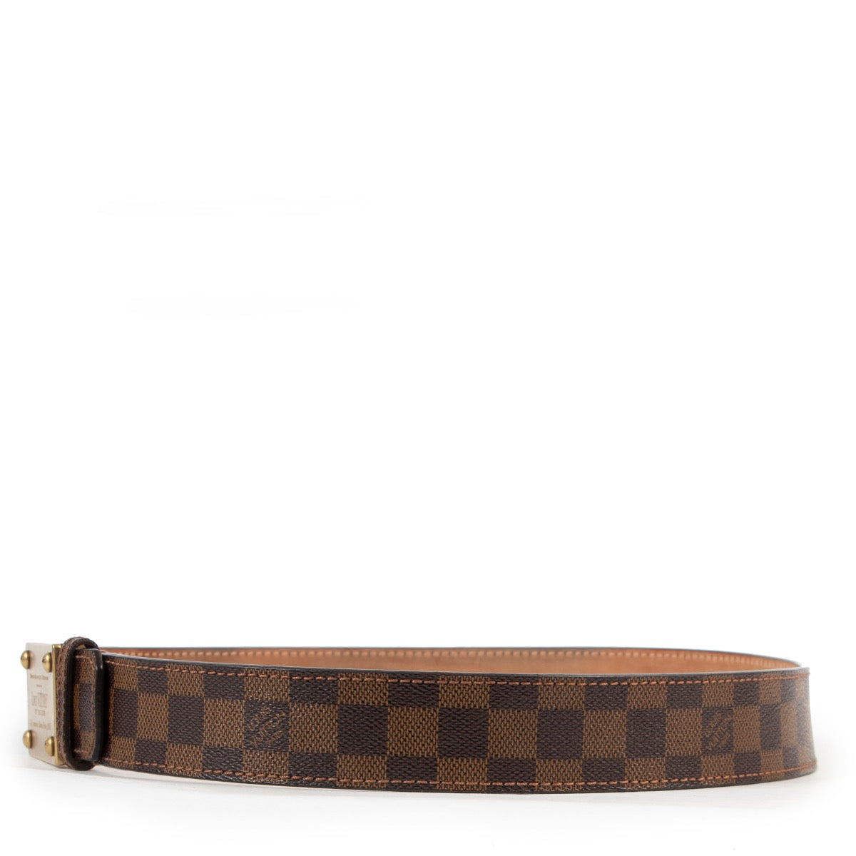 Achetez en ligne second main ce ceinture Louis Vuitton Damier en taille 90.