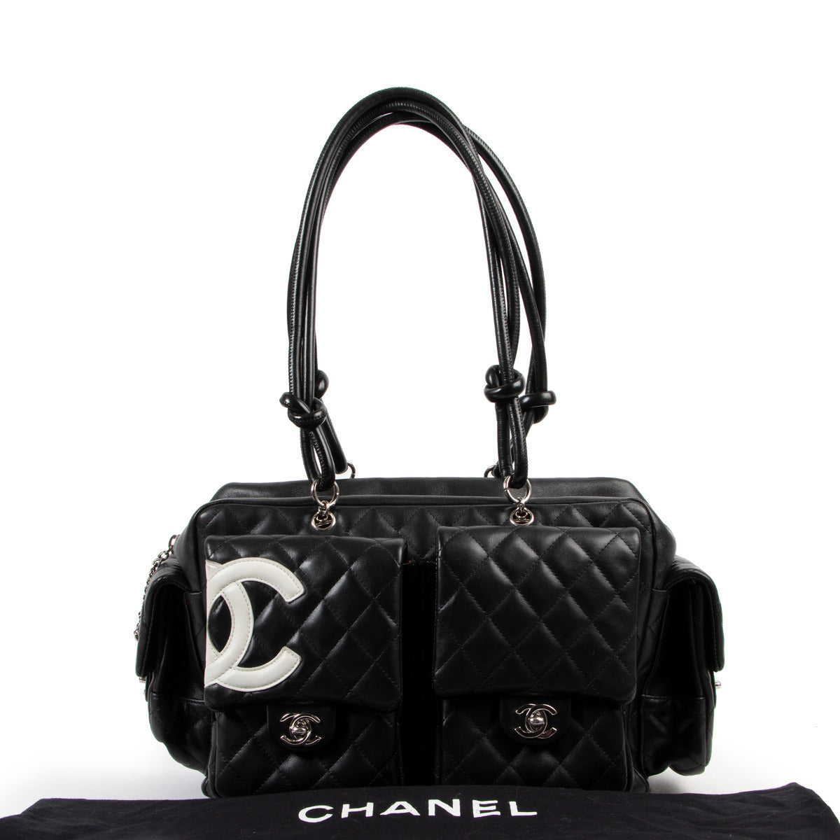 Sac bandoulière appareil photo Chanel Cambon noir