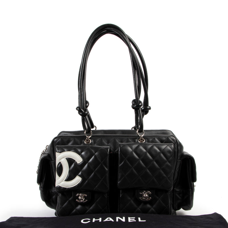 Chanel Black Cambon Camera Shoulder Bag