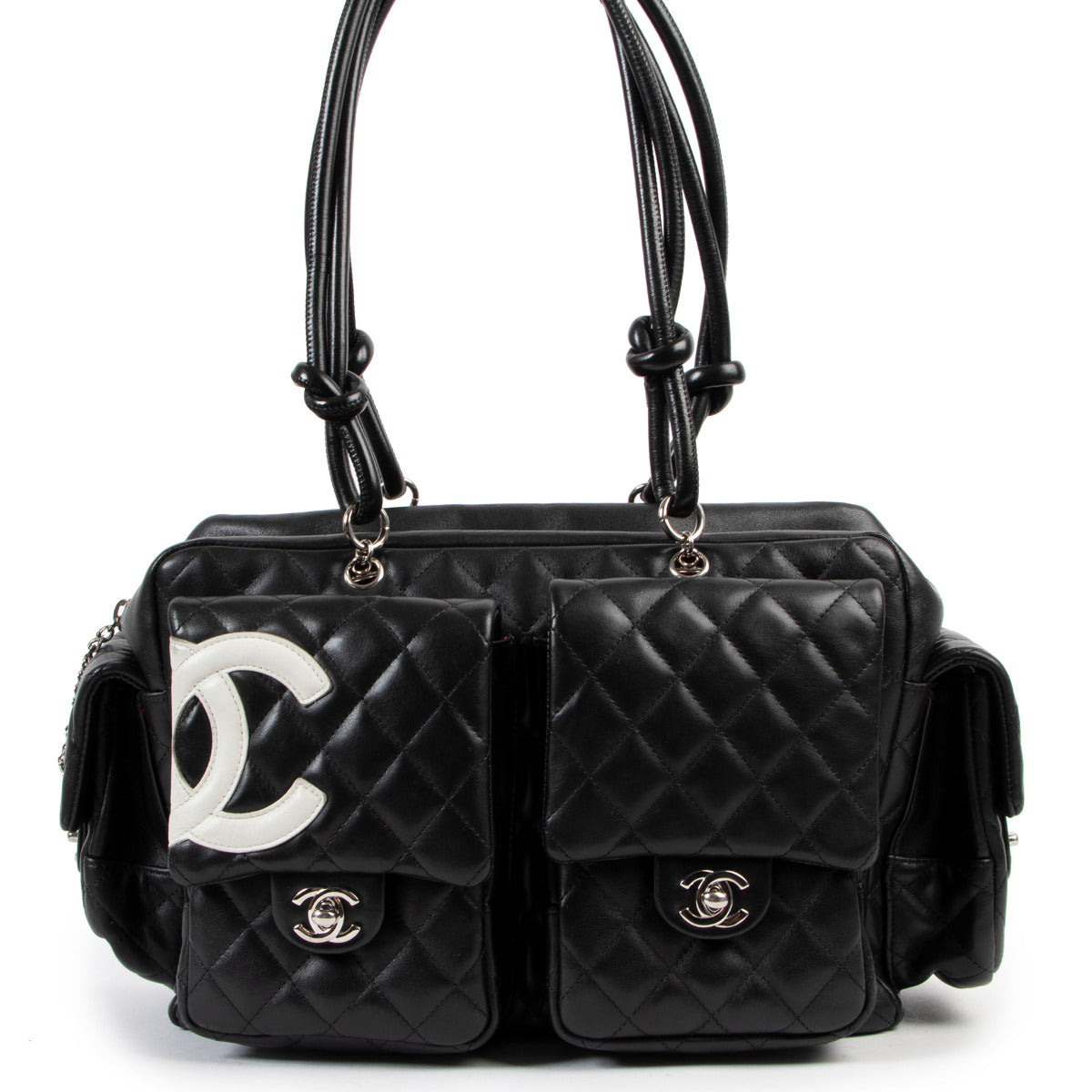 Chanel Black Cambon Camera Bag for the best price at Labellov secondhand luxury in Antwerp