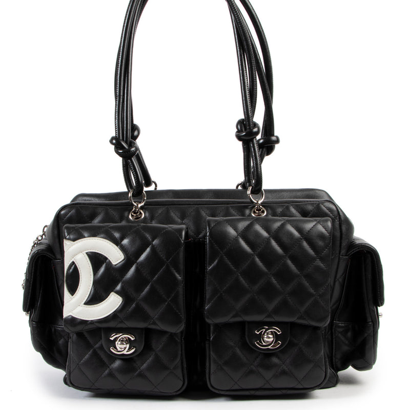 Chanel Black Cambon Camera Shoulder Bag