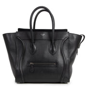 Authentic second-hand vintage Céline Mini Black Luggage Tote buy online webshop LabelLOV
