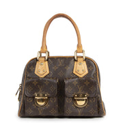 Authentic second-hand vintage Louis Vuitton Monogram Canvas Manhattan PM Bag buy online webshop LabelLOV