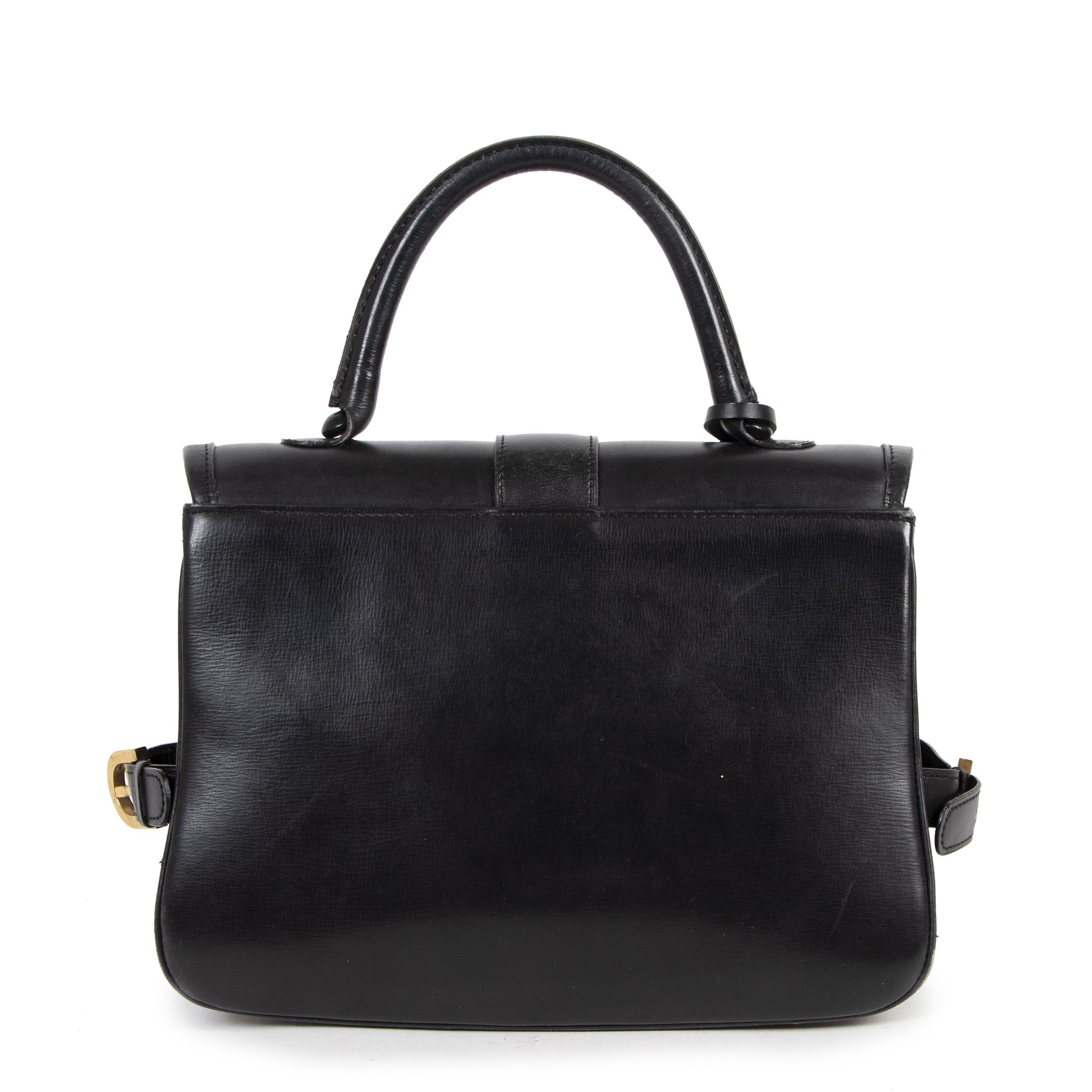 Authentique seconde-main vintage Delvaux Black Brillant Rouilly achète en ligne webshop LabelLOV